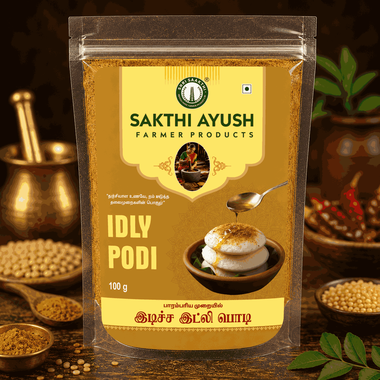 Idli podi(இட்லி  பொடி)